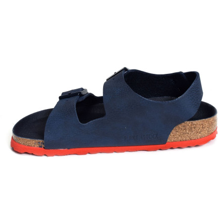 MILANO G ENFANT Bleu Rouge, Sandales plates & Nu-Pieds Birkenstock