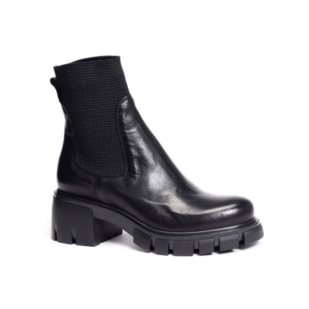 6424 Noir, Chelsea boots Fru.It