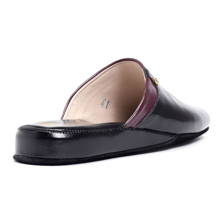 EHNA Noir, Mules Pierre Cardin