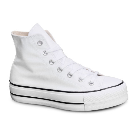 CHUCK TAYLOR HI PLATO Blanc, Chaussures montantes Converse