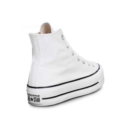 CHUCK TAYLOR HI PLATO Blanc, Chaussures montantes Converse