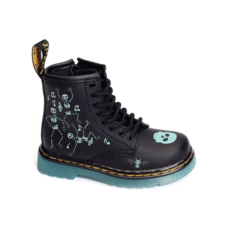 1460 SKELLY PRINT HYDRO Noir, Boots Dr Martens