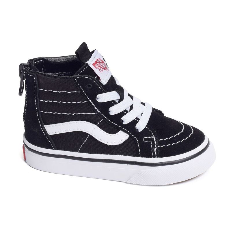 TD SK8 HI BB ZIP Noir, Baskets montantes Vans