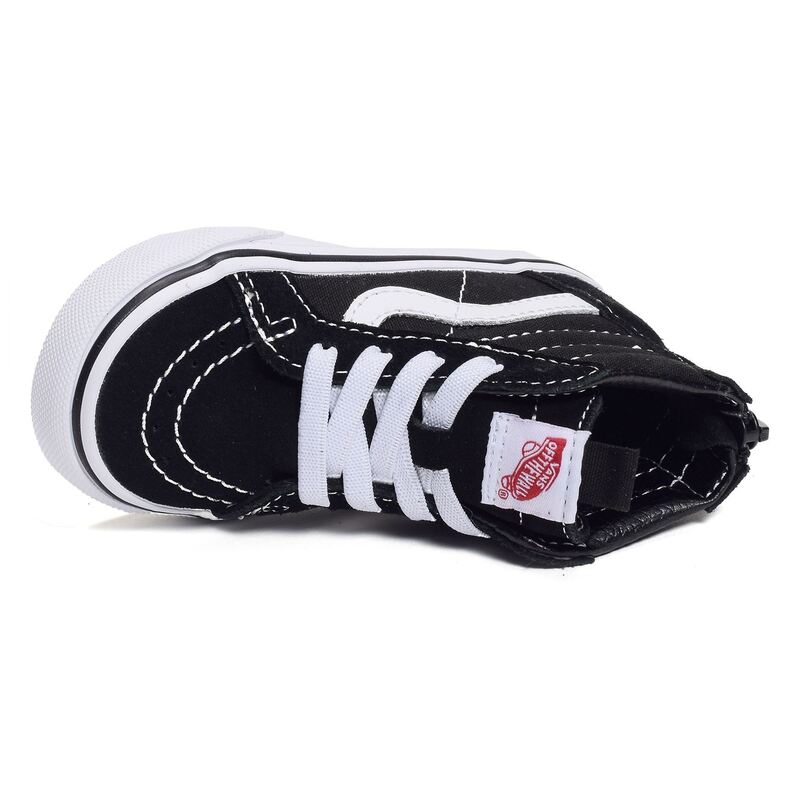 TD SK8 HI BB ZIP Noir, Baskets montantes Vans