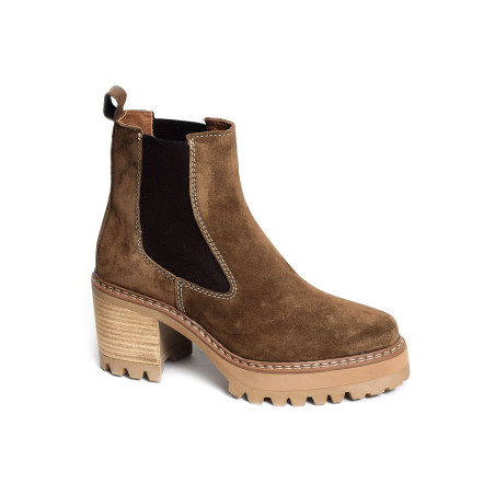 NEW AMELIE 2436 Marron, Chelsea boots Alpe