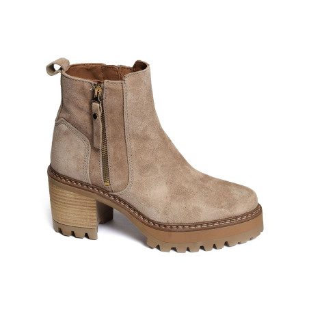 NEW AMELIE 2433 Beige, Bottines Alpe