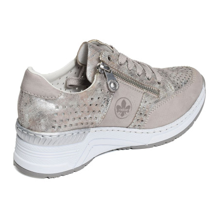 N4327 Taupe, Baskets running Rieker