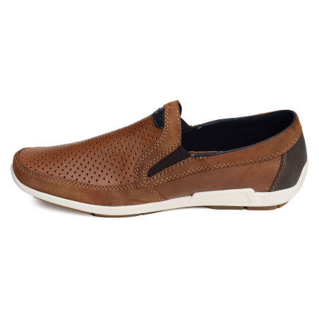 09055 Marron, Mocassins Rieker