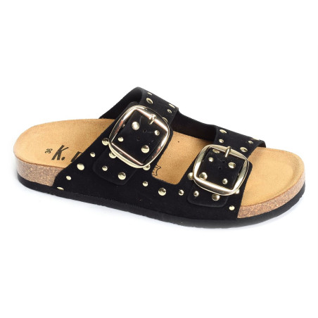 RIANT Noir, Mules K.Daques