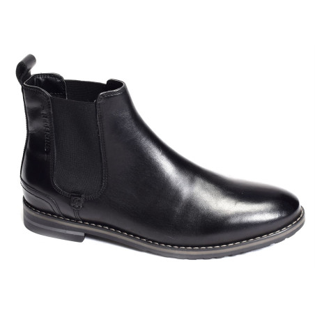 EINSTEINO Noir, Chelsea boots Redskins