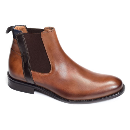 PRESENCE Cognac, Chelsea boots Redskins