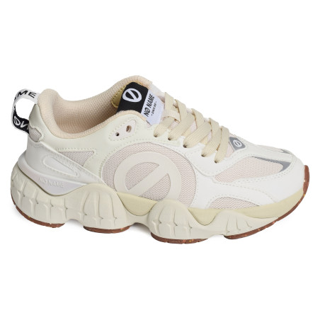 KRAZEE RUNNER Beige Blanc, Baskets running No Name