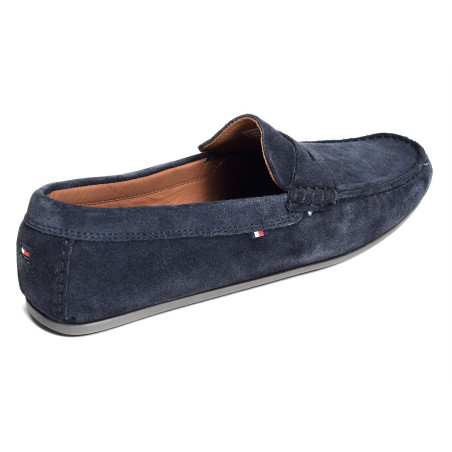 CASUAL HILFIGER SUEDE DRIVER 4998 Marine, Mocassins Tommy Hilfiger