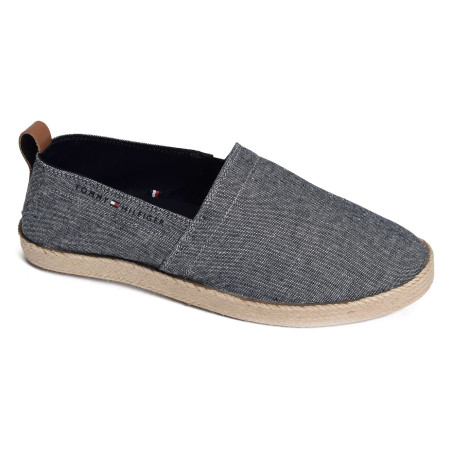 TH ESPADRILLE CORE CHAMBRAY 4451 Marine, Espadrilles Tommy Hilfiger