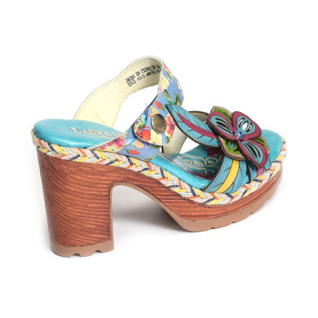 JACAO 20 Turquoise, Mules Laura Vita