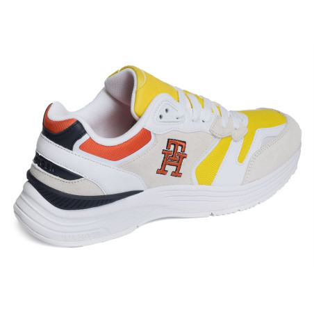 MODERN PREP SNEAKER MIX 4498 Blanc Multicolore, Baskets running Tommy Hilfiger