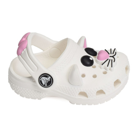 CLASSIC IAM CAT CLOG Blanc Rose, Sabots Crocs