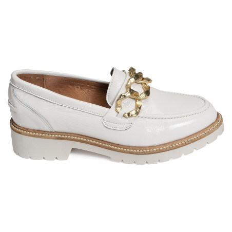 7518 Verni Blanc, Mocassins Myma