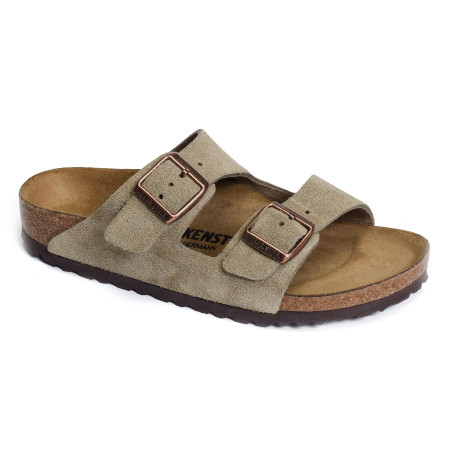 ARIZONA SUEDE W Taupe, Mules Birkenstock