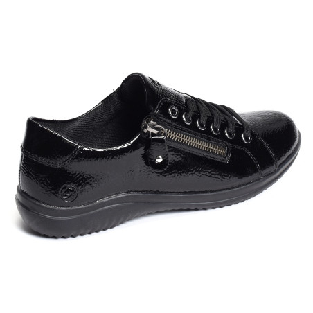 D1E03 Verni Noir, Sneakers basses Remonte