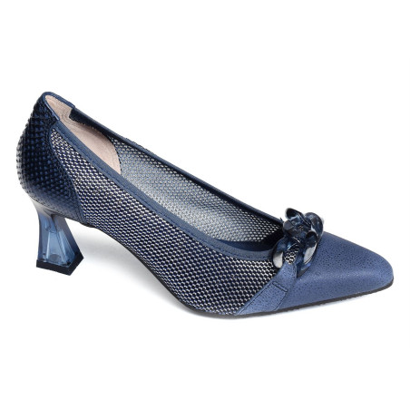 DALIA 232742 Bleu, Escarpins à bout pointu Hispanitas