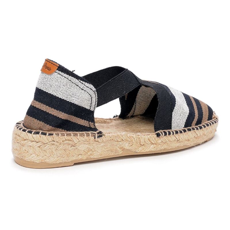 EVA Noir Gris, Espadrilles Toni Pons