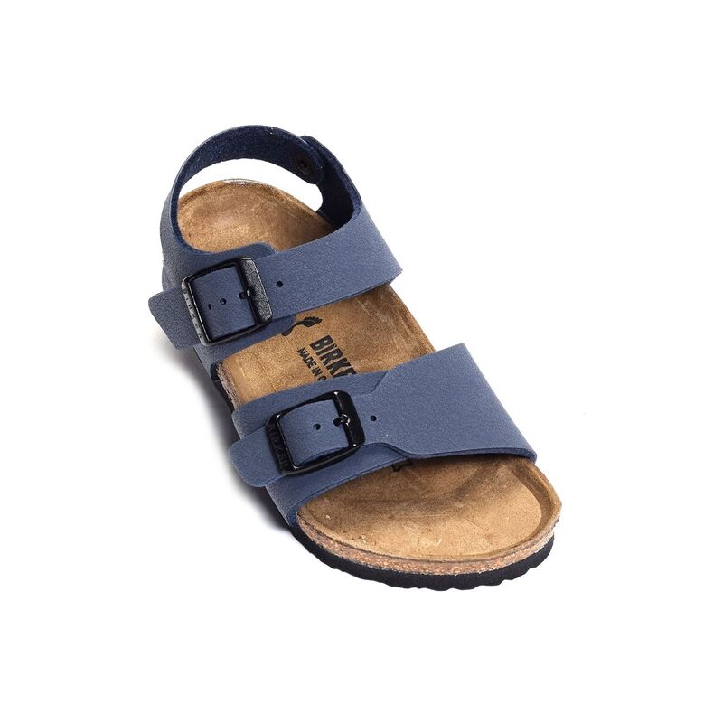 NEW YORK Marine, Sandales plates & Nu-Pieds Birkenstock