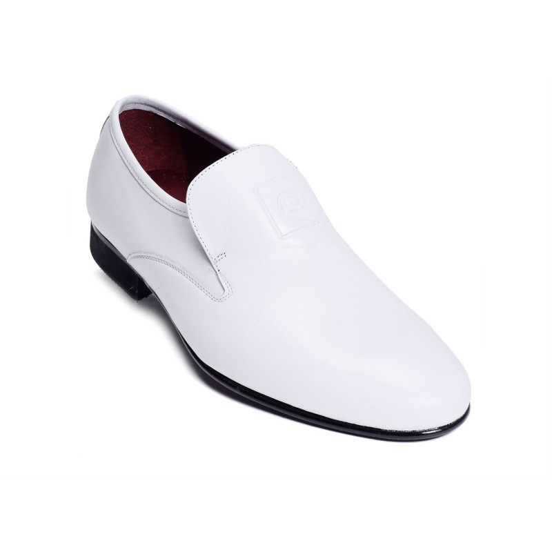 CURLIN Blanc, Mocassins Pierre Cardin