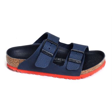 ARIZONA ENFANT Marine Rouge, Mules Birkenstock