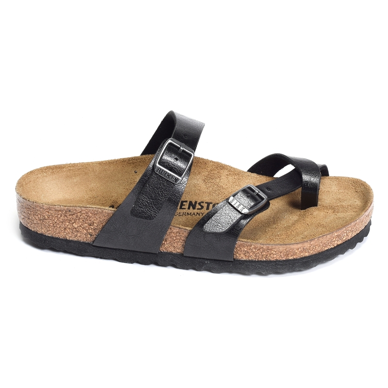 MAYARI Noir Brillant, Tongs Birkenstock