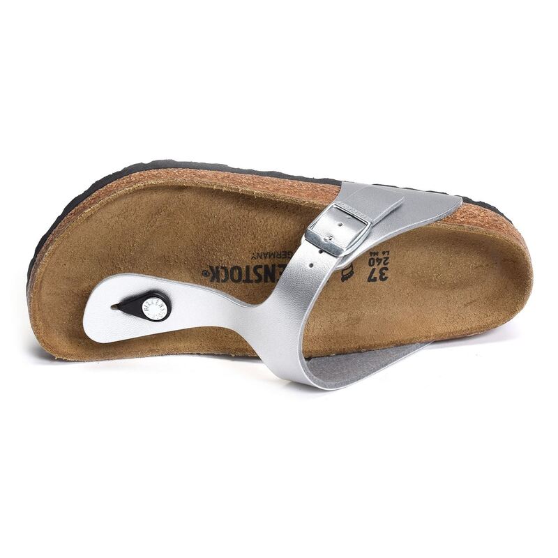 GIZEH Argent, Tongs Birkenstock