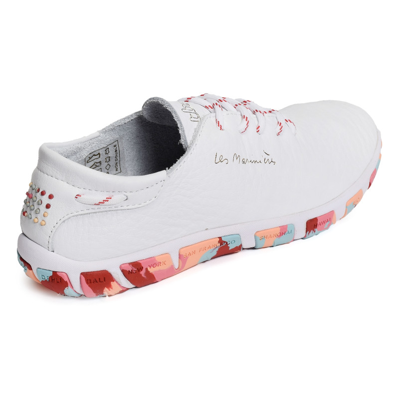 JAZARU Blanc Multicolore, Sneakers basses TBS