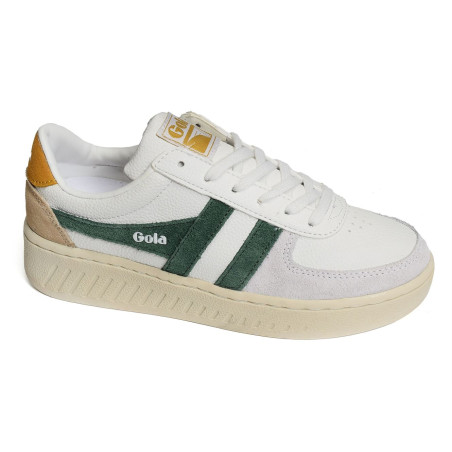 GRANDSLAM TRIDENT Vert Blanc, Sneakers basses Gola