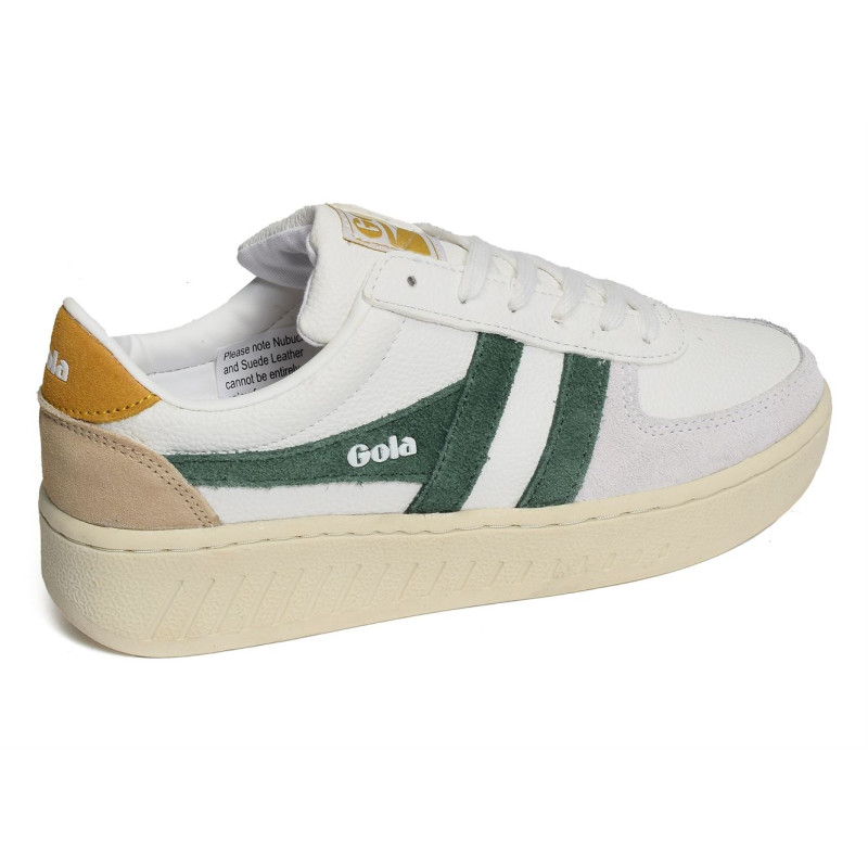 GRANDSLAM TRIDENT TRAINERS W Vert Blanc, Sneakers basses Gola