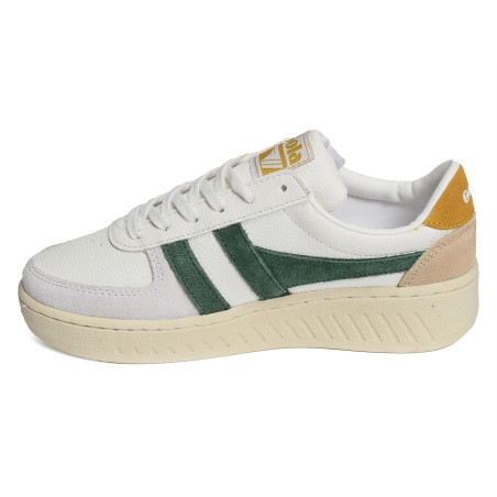 GRANDSLAM TRIDENT Vert Blanc, Sneakers basses Gola