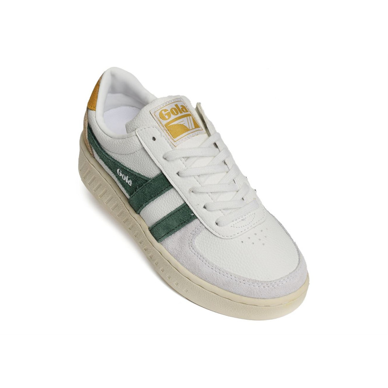 GRANDSLAM TRIDENT TRAINERS W Vert Blanc, Sneakers basses Gola