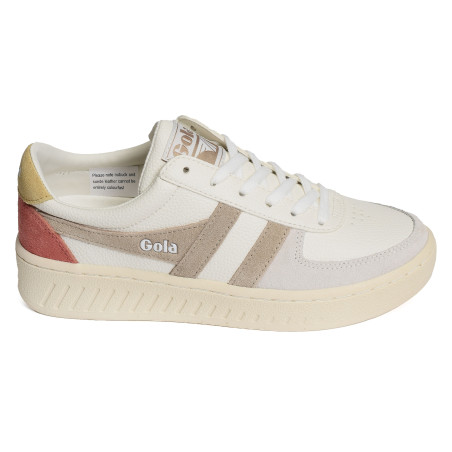 GRANDSLAM TRIDENT TRAINERS W Blanc Beige, Sneakers basses Gola