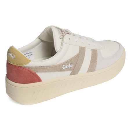 GRANDSLAM TRIDENT Blanc Beige, Sneakers basses Gola