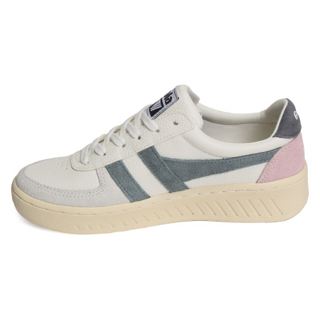 GRANDSLAM TRIDENT Blanc Gris, Sneakers basses Gola