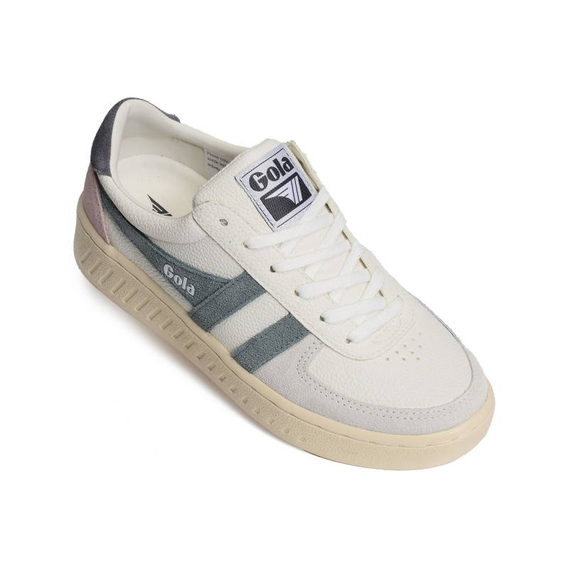 GRANDSLAM TRIDENT TRAINERS W Blanc Gris, Sneakers basses Gola