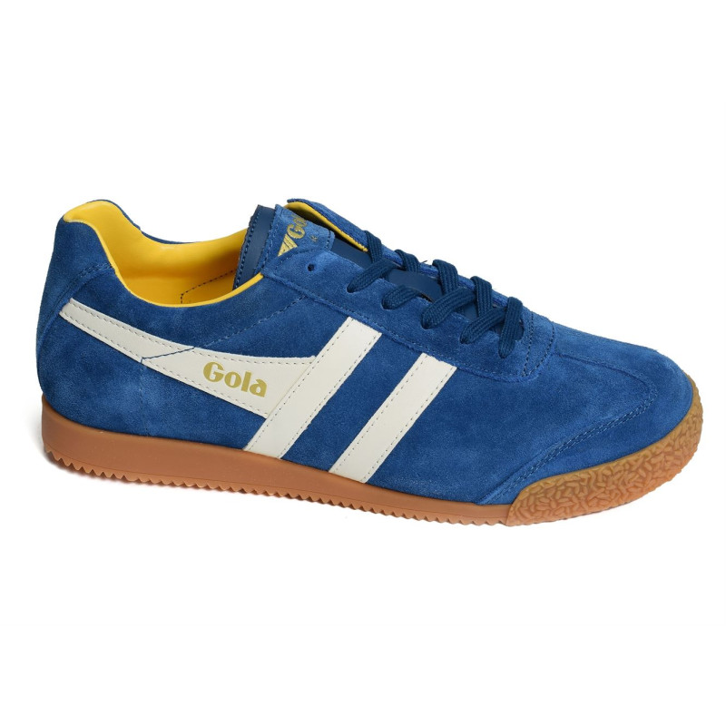 HARRIER SUEDE TRAINERS Bleu, Sneakers basses Gola