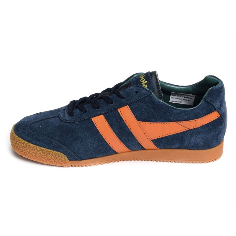 HARRIER SUEDE TRAINERS Marine Orange, Sneakers basses Gola