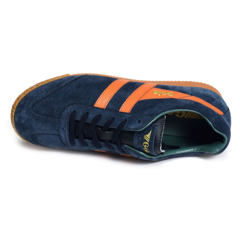 HARRIER SUEDE TRAINERS Marine Orange, Sneakers basses Gola