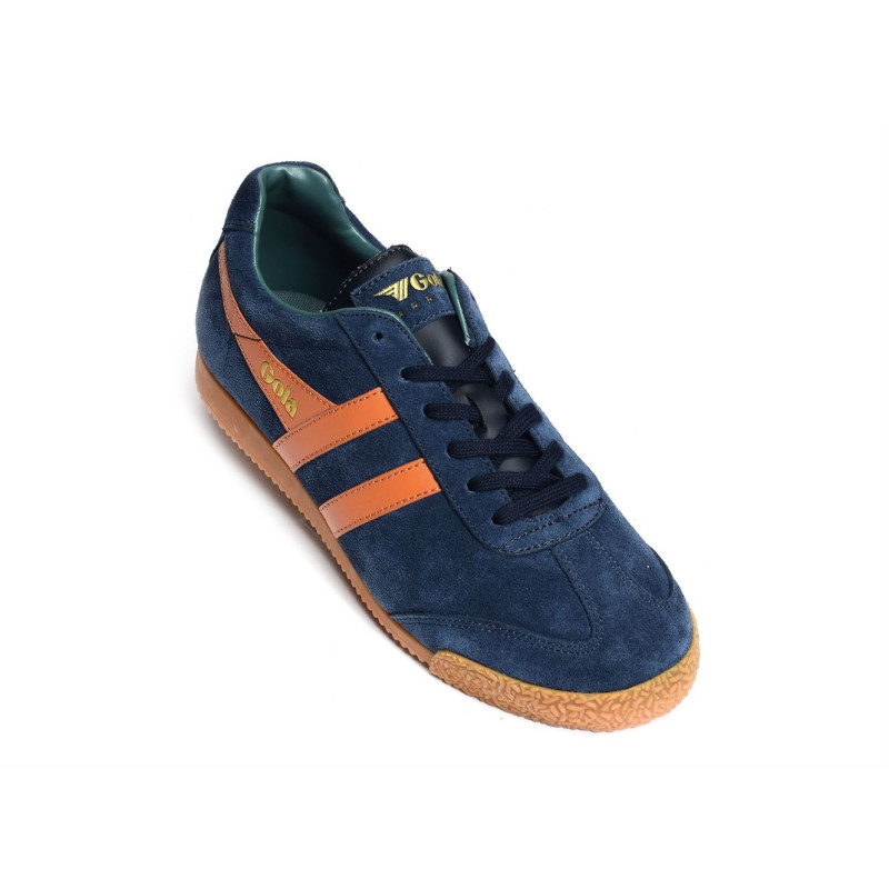 HARRIER SUEDE TRAINERS Marine Orange, Sneakers basses Gola