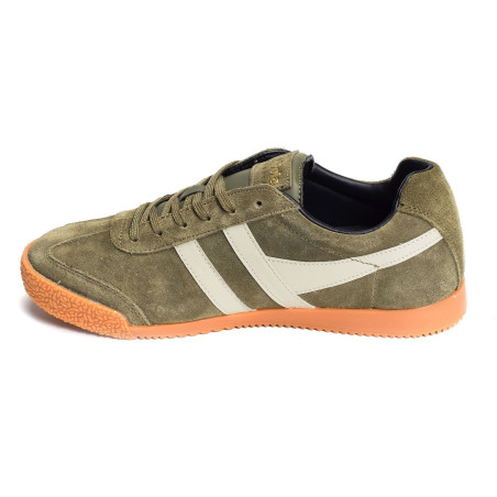 HARRIER SUEDE TRAINERS Kaki, Sneakers basses Gola