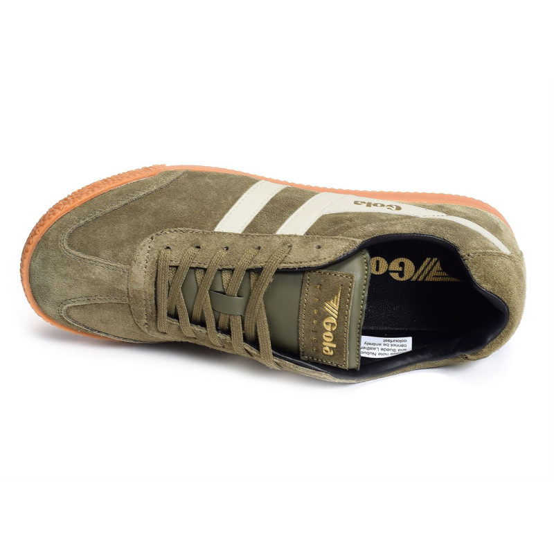 HARRIER SUEDE TRAINERS Kaki, Sneakers basses Gola