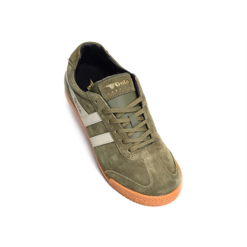 HARRIER SUEDE TRAINERS Kaki, Sneakers basses Gola