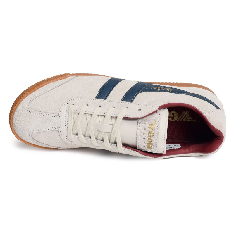 HARRIER SUEDE TRAINERS Blanc Marine, Sneakers basses Gola