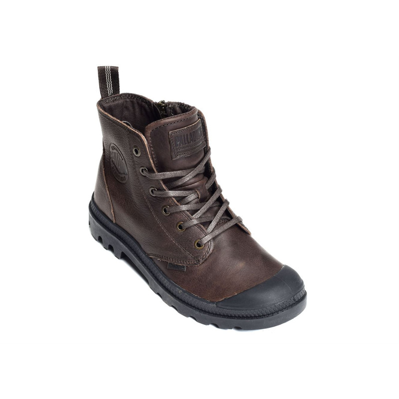 PAMPA ZIP LEATHER Marron, Boots Palladium