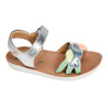 GOA TOUCAN Argent, Sandales plates & Nu-Pieds Shoopom